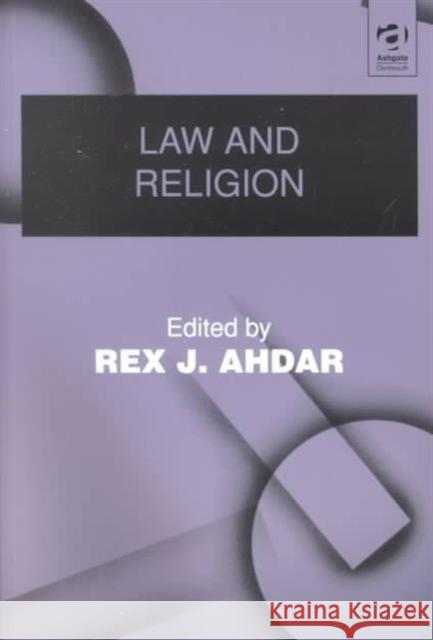 Law and Religion  9781840147575 Ashgate Publishing Limited - książka