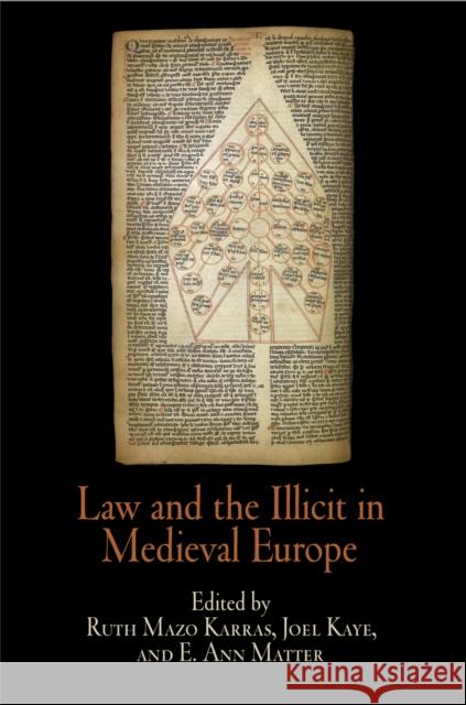 Law and the Illicit in Medieval Europe Ruth Mazo Karras Joel Kaye E. Ann Matter 9780812221060 University of Pennsylvania Press - książka