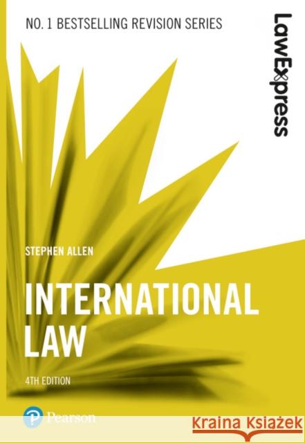 Law Express: International Law Stephen Allen 9781292210230 Pearson Education Limited - książka