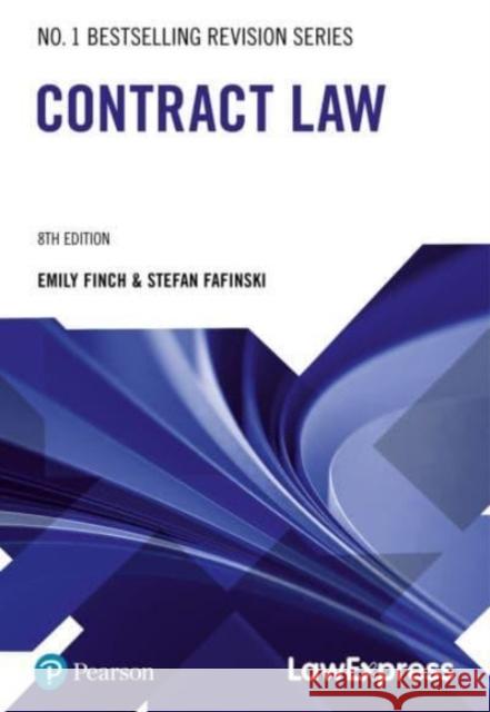 Law Express Revision Guide: Contract Law Finch, Emily 9781292439228 Pearson Education Limited - książka