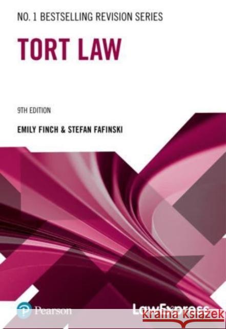 Law Express Revision Guide: Tort Law Finch, Emily 9781292439068 Pearson Education Limited - książka