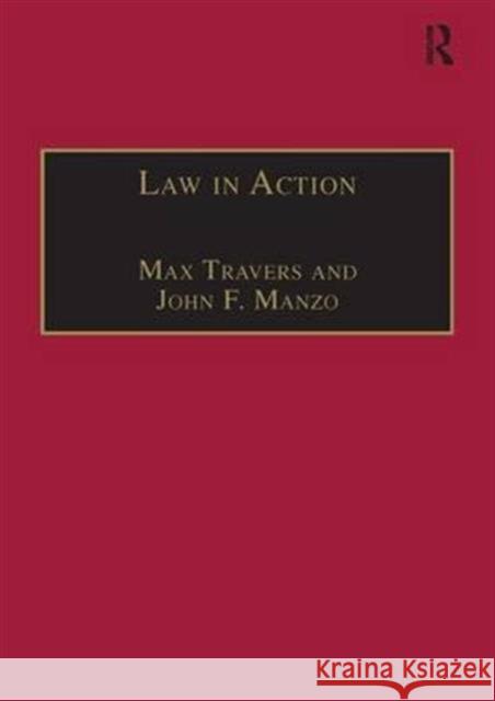 Law in Action: Ethnomethodological and Conversation Analytic Approaches to Law Travers, Max 9781840140781 Ashgate Publishing Limited - książka