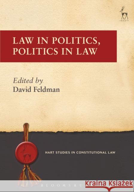 Law in Politics, Politics in Law David Feldman 9781849469906 Hart Publishing - książka