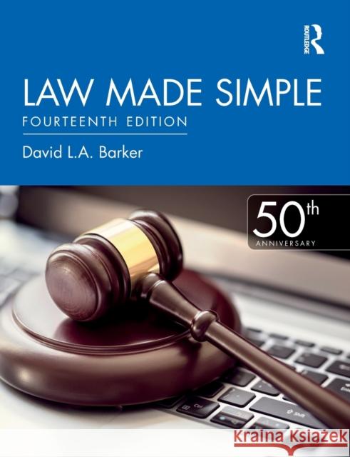 Law Made Simple David Barker 9781138488847 Taylor & Francis Ltd - książka