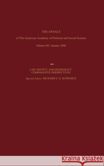 Law, Society, and Democracy: Comparative Perspectives Richard D. Schwartz 9781412940108 Sage Publications - książka