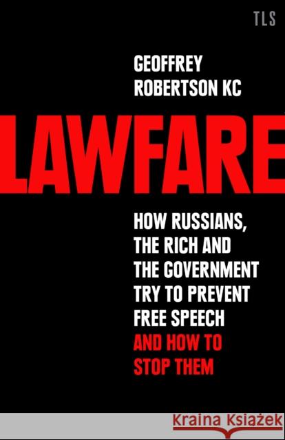 Lawfare Robertson, Geoffrey 9780008607890 HarperCollins Publishers - książka