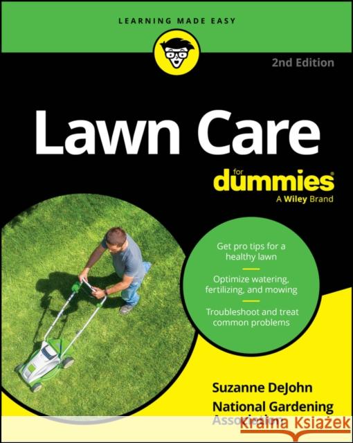 Lawn Care For Dummies Suzanne DeJohn 9781394362370 For Dummies - książka