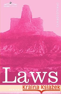 Laws Plato, Prof Benjamin Jowett 9781605203232 Cosimo Classics - książka