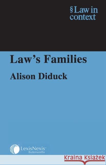 Law's Families Alison Diduck 9780406967336  - książka