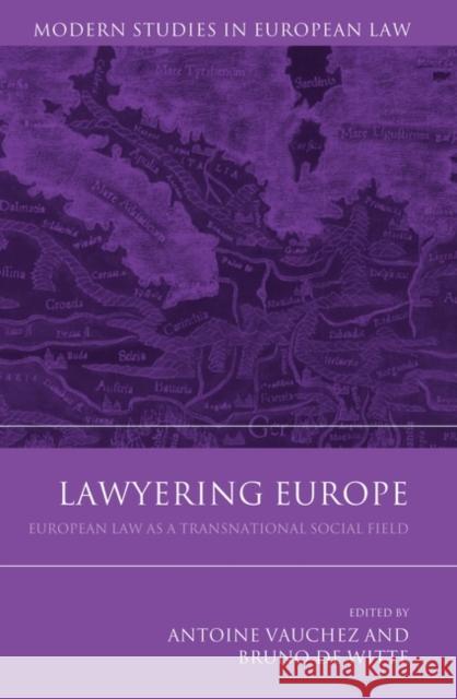 Lawyering Europe Vauchez, Antoine 9781849463782  - książka