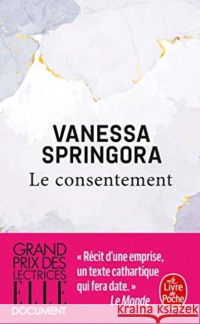 Le consentement Vanessa Springora 9782253101567 Le Livre de poche - książka