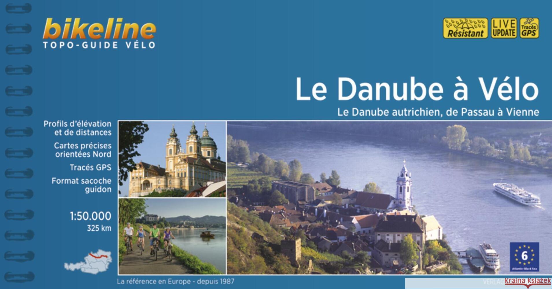 Le Danube à Vélo  9783711101495 Esterbauer - książka