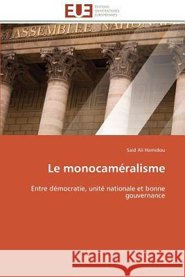 Le Monocaméralisme Hamidou-S 9783841794352 Editions Universitaires Europeennes - książka