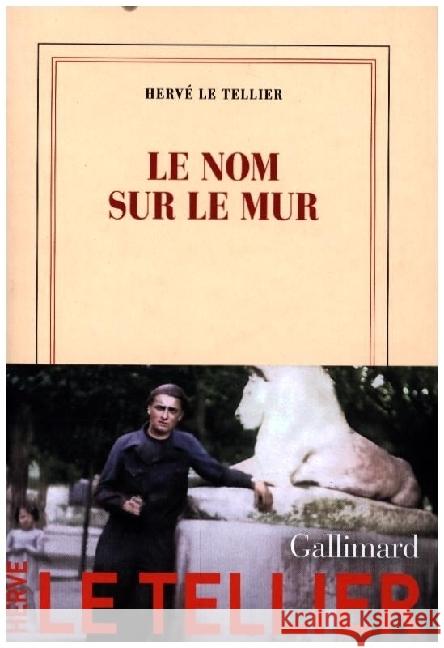 Le nom sur le mur Le Tellier, Hervé 9782073061539 Gallimard - książka