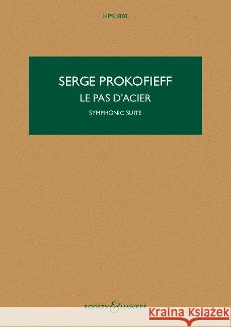 Le Pas d'acier  9781835680421 Boosey & Hawkes, London - książka