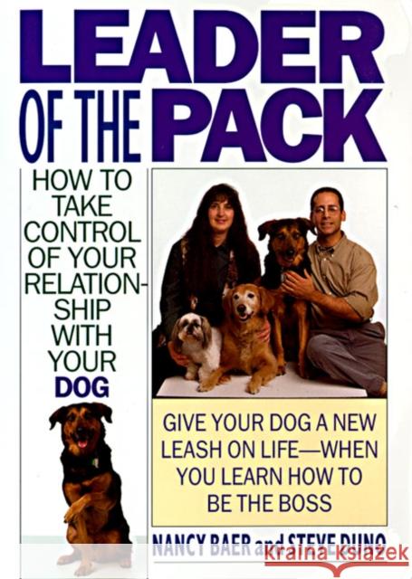 Leader of the Pack Nancy Baer Steve Duno 9780061010194 HarperCollins Publishers - książka