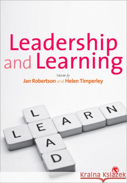 Leadership and Learning Jan Robertson 9781849201742  - książka