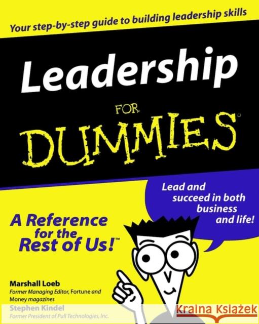 Leadership For Dummies Stephen Kindel 9780764551765 For Dummies - książka