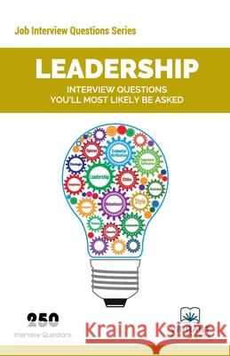 Leadership Interview Questions You'll Most Likely Be Asked Vibrant Publishers, Yvonne Marie Valladares 9781949395907 Vibrant Publishers - książka