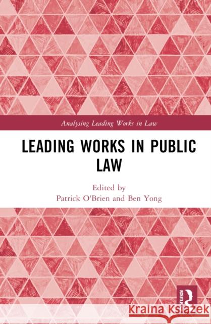 LEADING WORKS IN PUBLIC LAW  9780367076962 TAYLOR & FRANCIS - książka