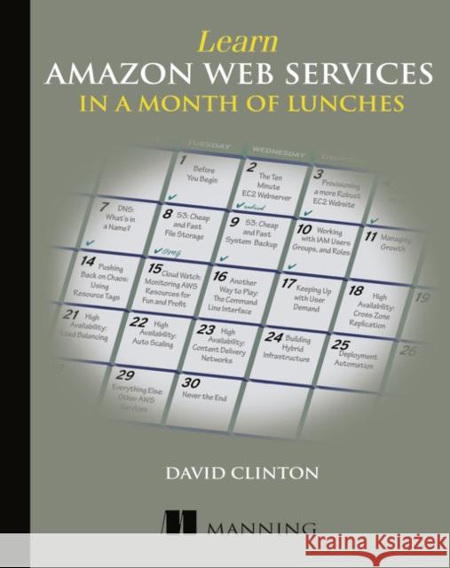 Learn Amazon Web Services in a Month of Lunches David Clinton 9781617294440 Manning Publications - książka