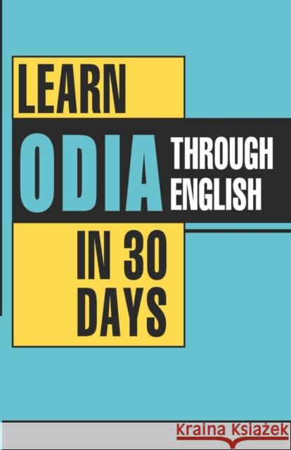 Learn Oriya Through English In 30 Days Krishna Gopal Vikal   9789352618095 Diamond Books - książka