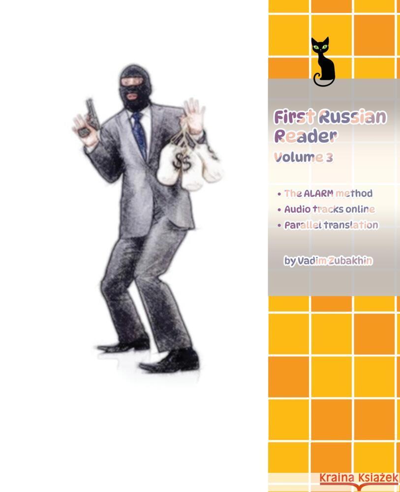 Learn Russian Language with First Russian Reader Volume 3: Elementary A2 Bilingual for Speakers of English Vadym Zubakhin 9783384046154 Audiolego - książka