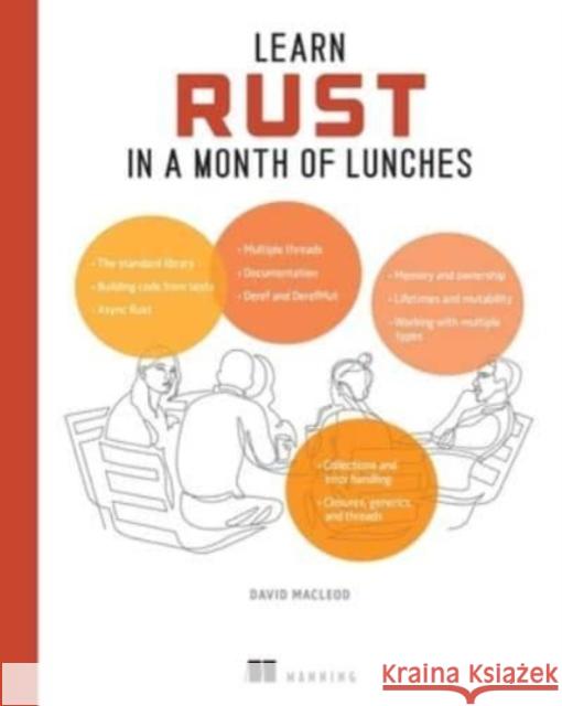 Learn Rust in a Month of Lunches David MacLeod 9781633438231 Manning Publications - książka