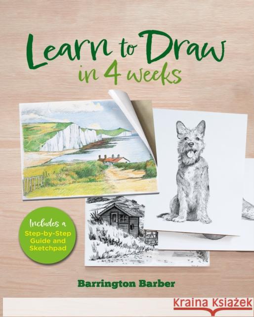 Learn to Draw in 4 Weeks: Includes a Step-by-Step Guide and Sketchpad Barrington Barber 9781398845398 Arcturus Publishing Ltd - książka