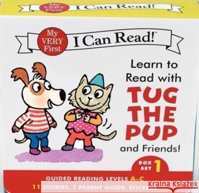 Learn to Read with Tug the Pup and Friends! Box Set 1: Levels Included: A-C Dr. Julie M. Wood 9780062266897 HarperCollins Publishers Inc - książka