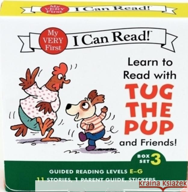 Learn to Read with Tug the Pup and Friends! Box Set 3: Levels Included: E-G Dr. Julie M. Wood 9780062266934 HarperCollins Publishers Inc - książka