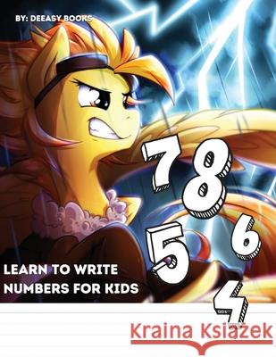 Learn To Write Numbers For Kids Deeasy Books 9781716287336 Publisher - książka