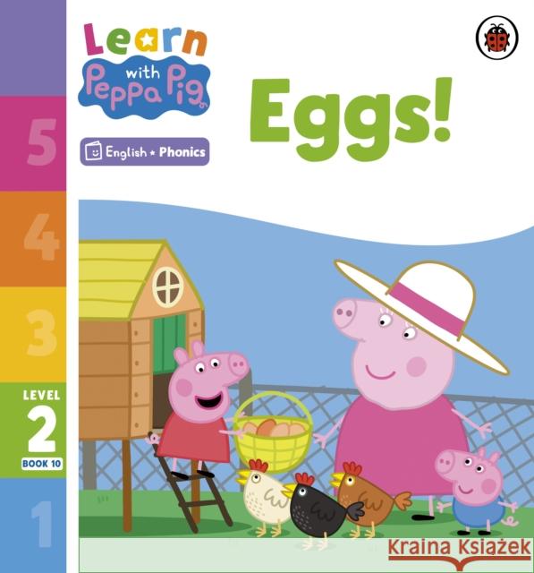 Learn with Peppa Phonics Level 2 Book 10 – Eggs! (Phonics Reader) Peppa Pig 9780241576212 Penguin Random House Children's UK - książka