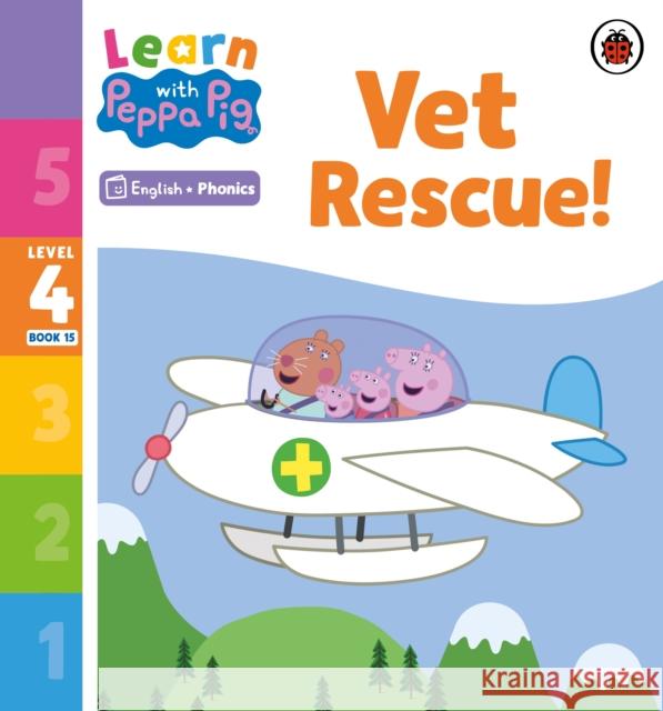 Learn with Peppa Phonics Level 4 Book 15 – Vet Rescue! (Phonics Reader) Peppa Pig 9780241576892 Penguin Random House Children's UK - książka