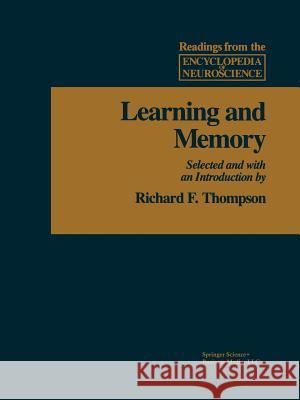 Learning and Memory ADELMAN 9780817633936 Birkhauser Boston Inc - książka