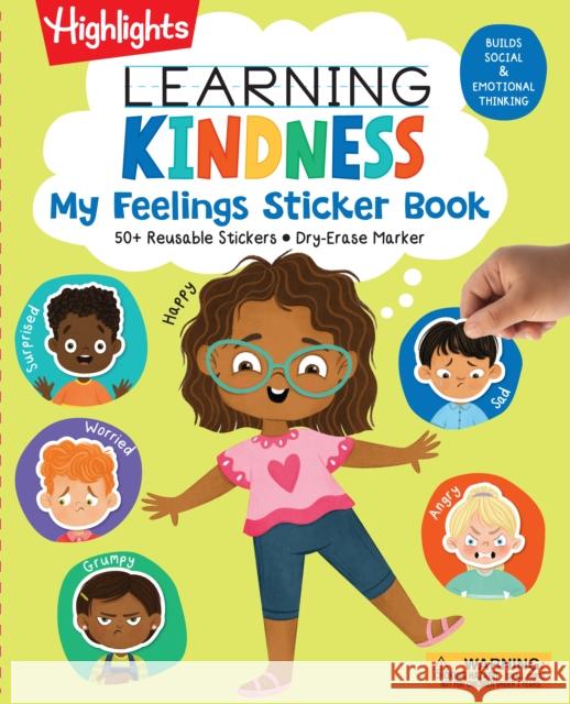 Learning Kindness My Feelings Sticker Book . Highlights 9781644729267 Highlights Press - książka