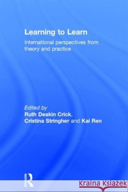 Learning to Learn: International Perspectives from Theory and Practice Ren, Kai 9780415656238 Routledge - książka