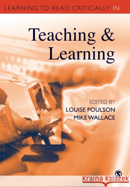 Learning to Read Critically in Teaching and Learning Louise Poulson 9780761947981  - książka