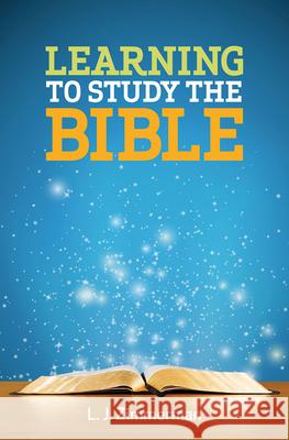 Learning to Study the Bible Participant Book L. J. Zimmerman 9781501871061 Abingdon Press - książka