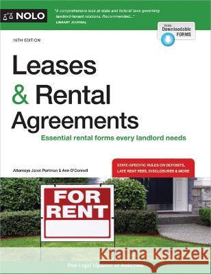 Leases & Rental Agreements  9781413331264 NOLO - książka