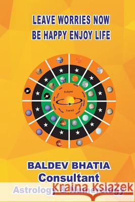 Leave Worries Now: Be Happy Enjoy Life MR Baldev Bhatia 9781541125292 Createspace Independent Publishing Platform - książka