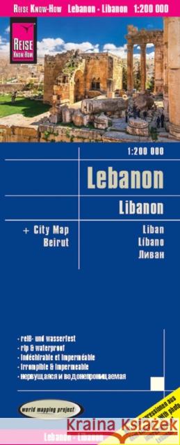 Lebanon (1:200.000)  9783831774197 Reise Know-How Verlag Peter Rump - książka