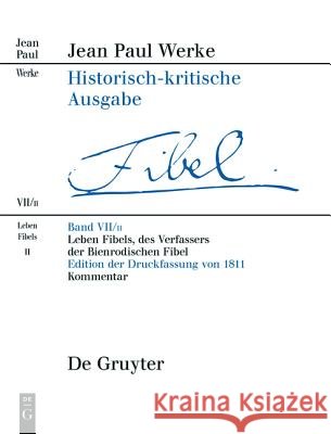 Leben Fibels, des Verfassers der Bienrodischen Fibel, 1, 2 Teile : Textband Alexander Kluger 9783484109186 Max Niemeyer Verlag - książka
