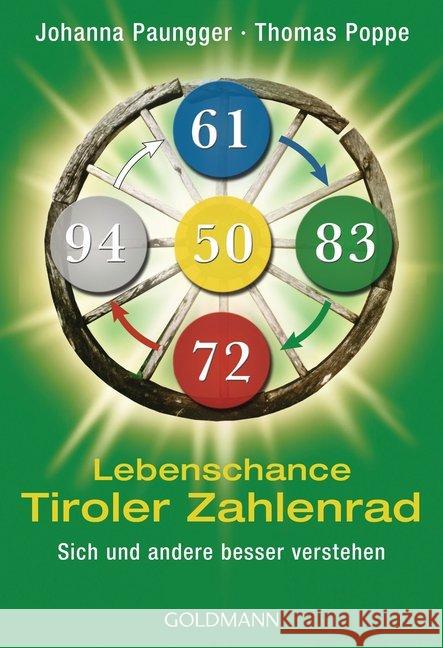 Lebenschance Tiroler Zahlenrad : Sich und andere besser verstehen Paungger, Johanna; Poppe, Thomas 9783442173983 Goldmann - książka
