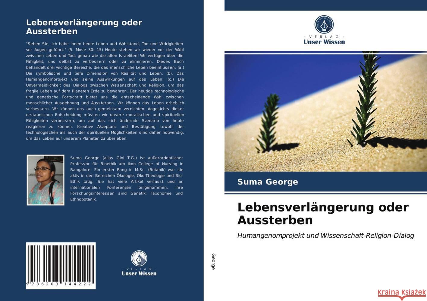 Lebensverlängerung oder Aussterben George, Suma 9786203144222 Verlag Unser Wissen - książka