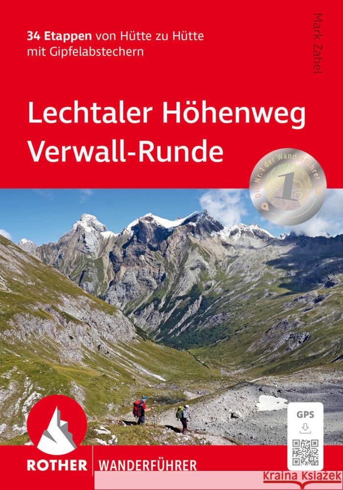 Lechtaler Höhenweg - Verwall-Runde Zahel, Mark 9783763314164 Bergverlag Rother - książka