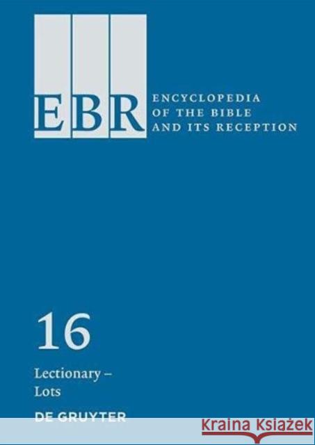 Lectionary - Lots  9783110313338 de Gruyter - książka