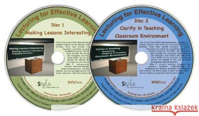 Lecturing for Effective Learning: Making Lessons Interesting Nira Hativa 9781579222949 Stylus Publishing (VA) - książka
