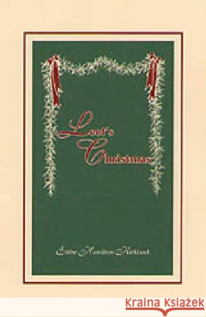 Leet's Christmas Elithe Hamilton Kirkland Toni Thomas 9781574410143 University of North Texas Press - książka