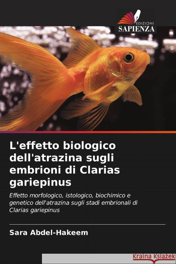 L'effetto biologico dell'atrazina sugli embrioni di Clarias gariepinus Abdel-Hakeem, Sara 9786205567760 Edizioni Sapienza - książka